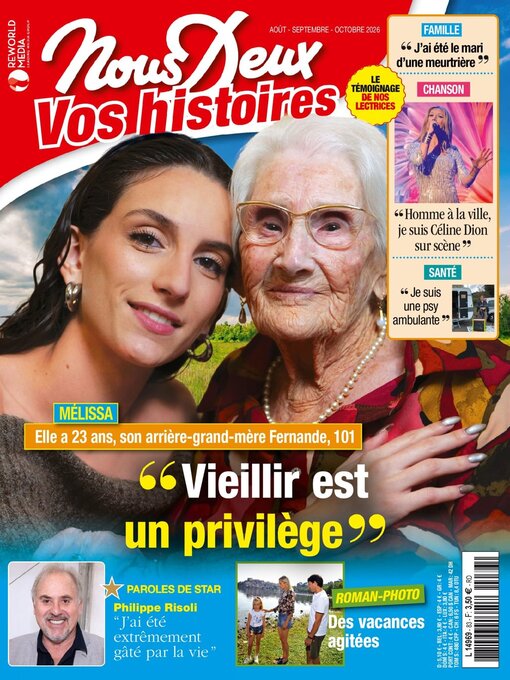 Cover image for Nous deux vos histoires
